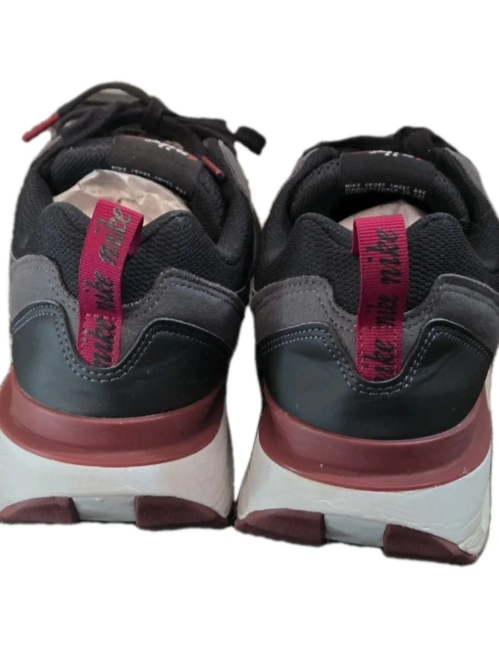 Nike Air Max Dawn Blk/Red Athletic Running Walking Sneakers US Men's Size 9.5 - Picture 8 of 11